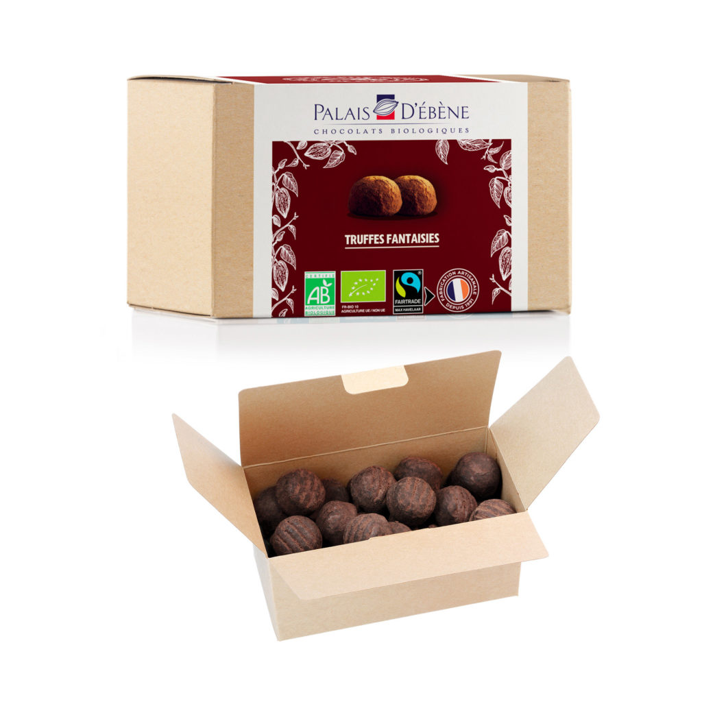 Boîte de 16 truffes au chocolat bio - Durig Chocolatier
